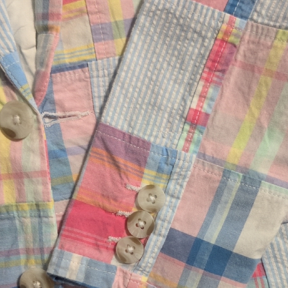 Colorful Patchwork Kids Blazer - Picture 5 of 7
